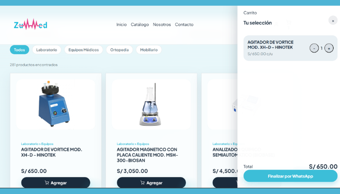 ZUMMED-DISTRIBUIDOR EQUIPOS MEDICOS